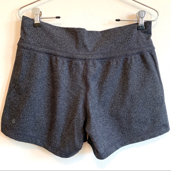 Lululemon 6 Draw-cord Biker Shorts Charcoal Grey - Picture 4 of 6